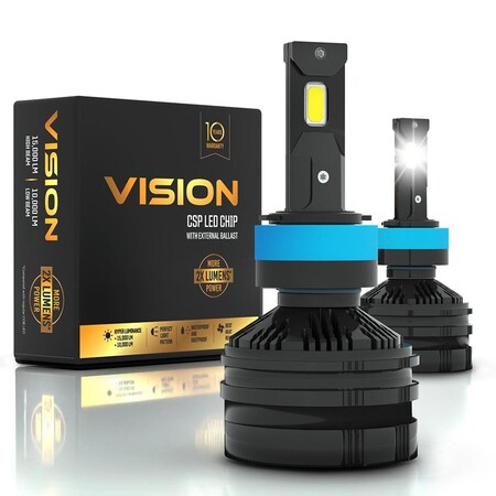 VISION H11 Csp LED Conversion Kit 6000/White 100 Watts PR